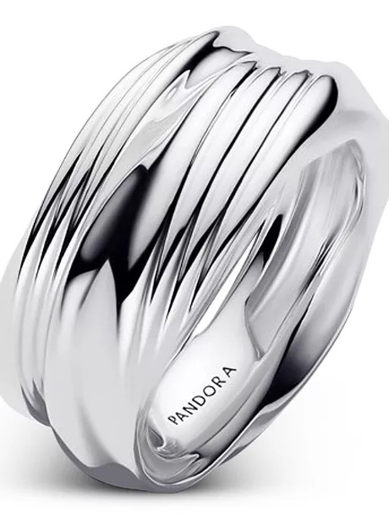Pandora Jewelry - Pandora Twisted Single Stackable Ring
